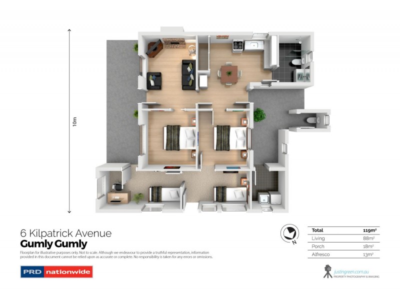 6 Kilpatrick Avenue, Gumly Gumly NSW 2652 Floorplan
