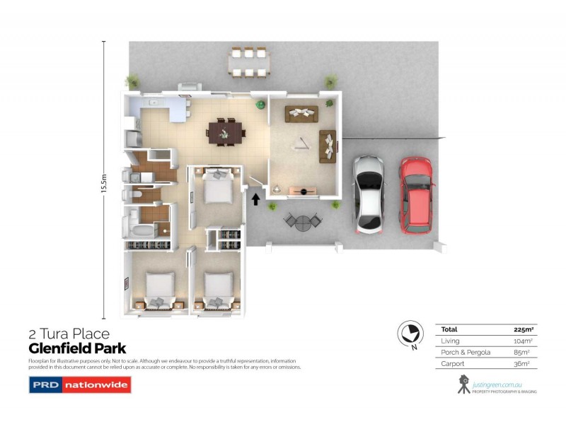 2 Tura Place, Glenfield Park NSW 2650 Floorplan