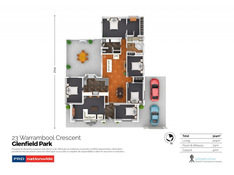 23 Warrambool Crescent, Glenfield Park NSW 2650 Floorplan