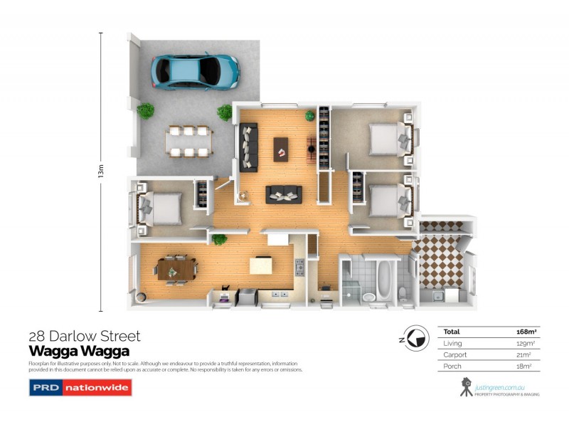 28 Darlow Street, Wagga Wagga NSW 2650 Floorplan