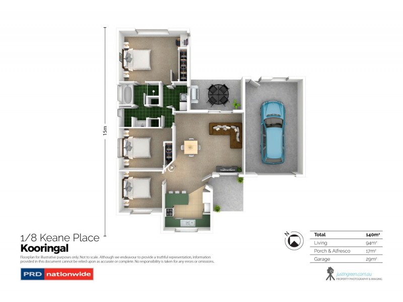 Units 1 and 2/8 Keane Place, Kooringal NSW 2650 Floorplan