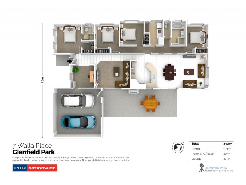 7 Walla Place, Glenfield Park NSW 2650 Floorplan