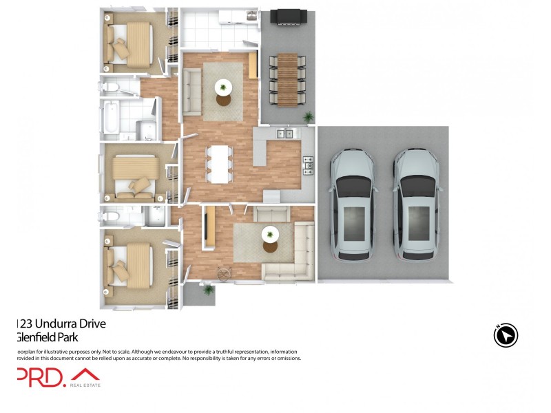 123 Undurra Drive, Glenfield Park NSW 2650 Floorplan