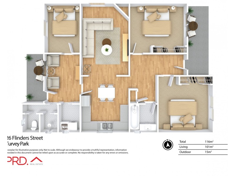 26 Flinders Street, Turvey Park NSW 2650 Floorplan