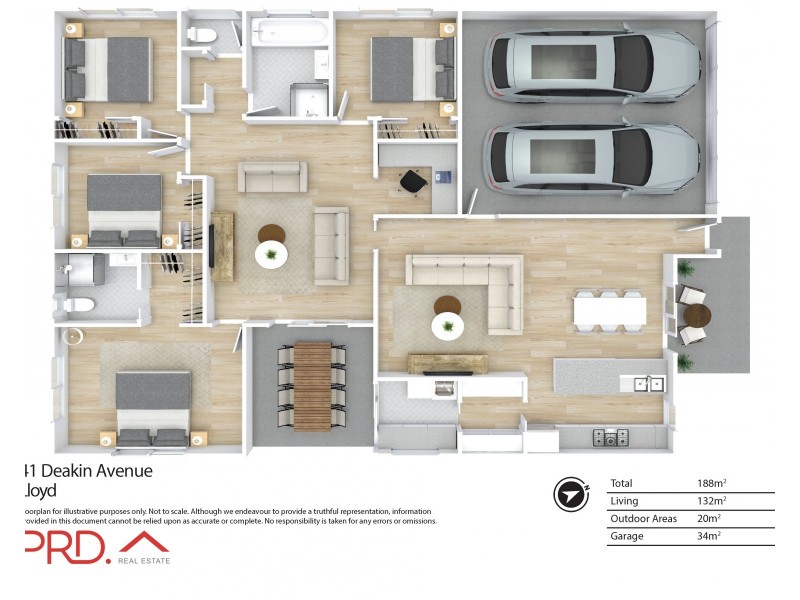 41 Deakin Avenue, Lloyd NSW 2650 Floorplan