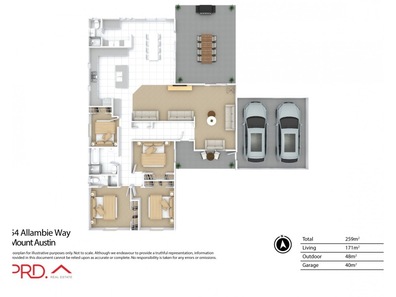 54 Allambie Way, Mount Austin NSW 2650 Floorplan