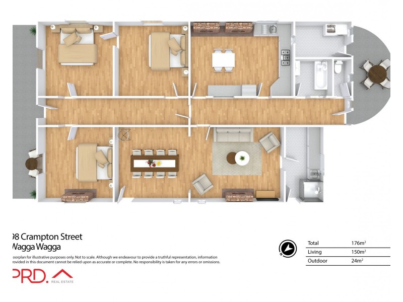 98 Crampton Street, Wagga Wagga NSW 2650 Floorplan