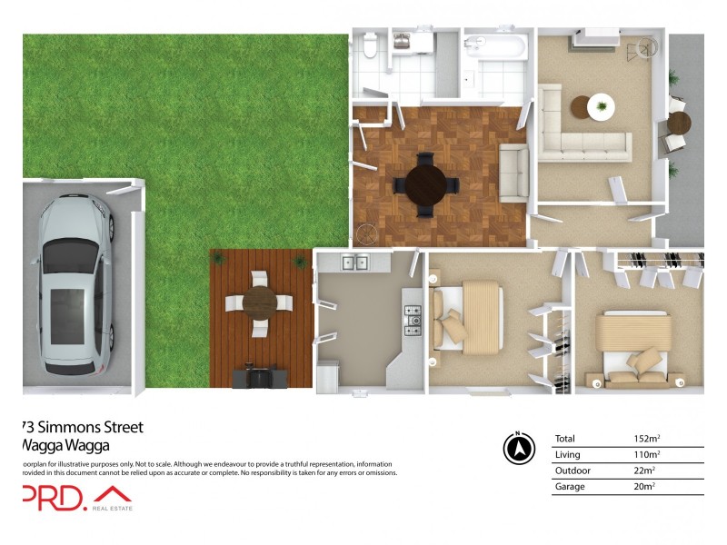 73 Simmons Street, Wagga Wagga NSW 2650 Floorplan