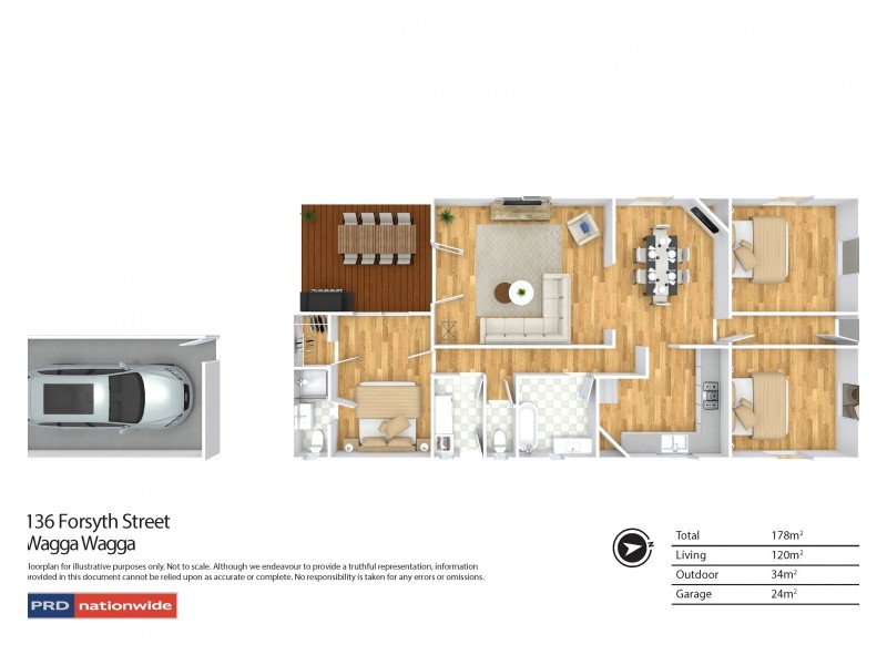 136 Forsyth Street, Wagga Wagga NSW 2650 Floorplan