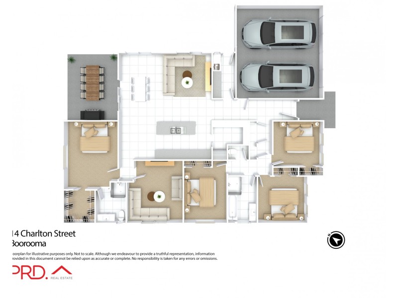 14 Charlton Street, Boorooma NSW 2650 Floorplan
