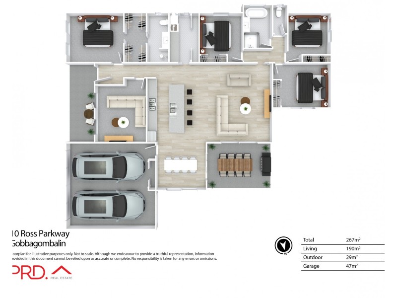 10 Ross Parkway, Gobbagombalin NSW 2650 Floorplan
