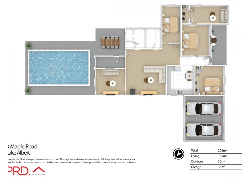 3 Maple Road, Lake Albert NSW 2650 Floorplan