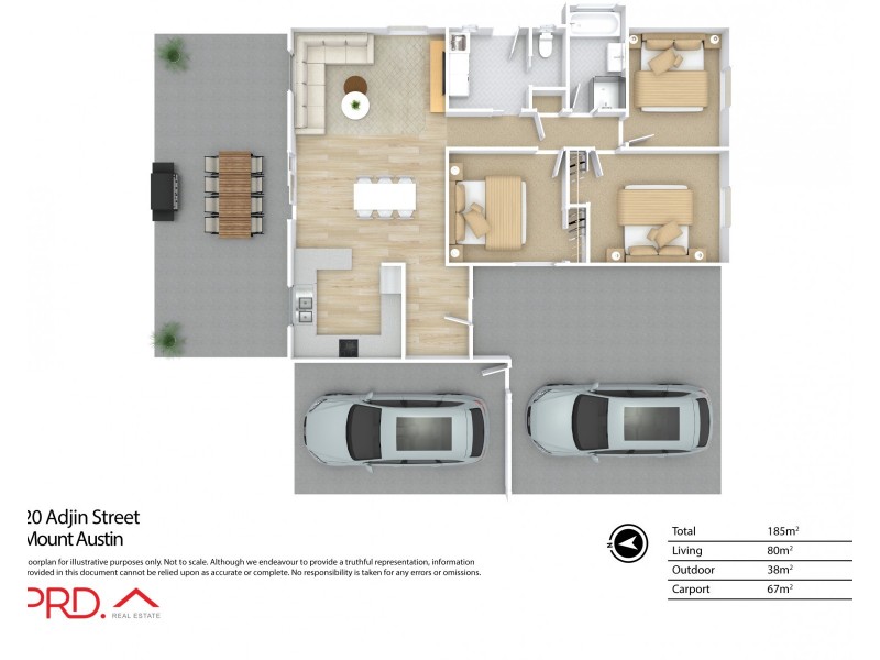 20 Adjin Street, Mount Austin NSW 2650 Floorplan