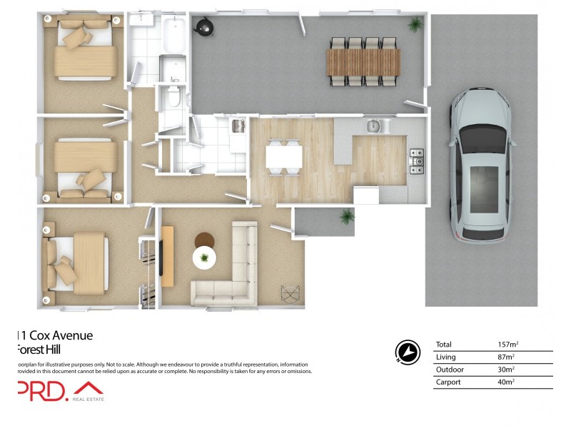 11 Cox Avenue, Forest Hill NSW 2651 Floorplan