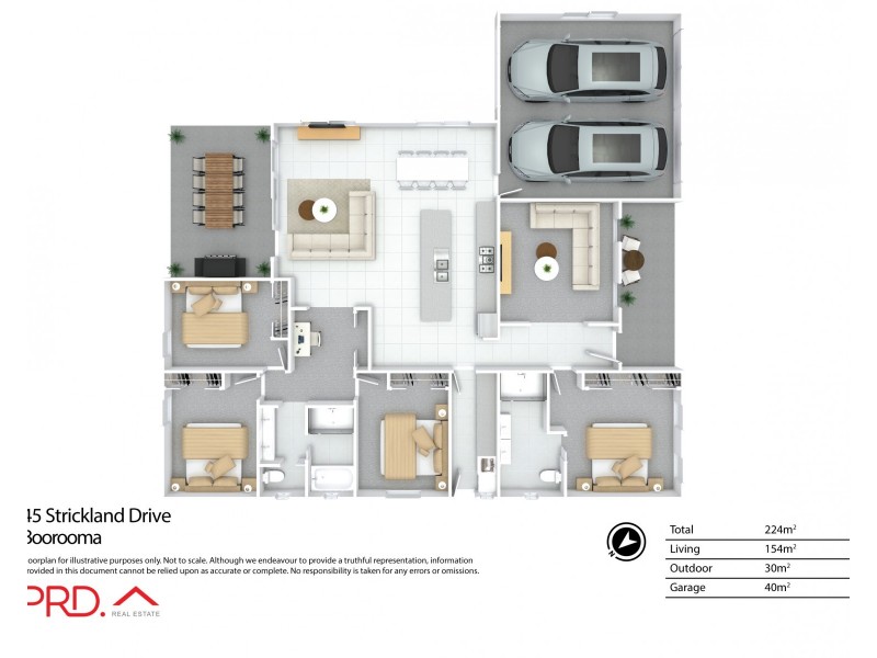 45 Strickland Drive, Boorooma NSW 2650 Floorplan