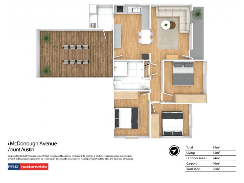 6 McDonough Avenue, Mount Austin NSW 2650 Floorplan