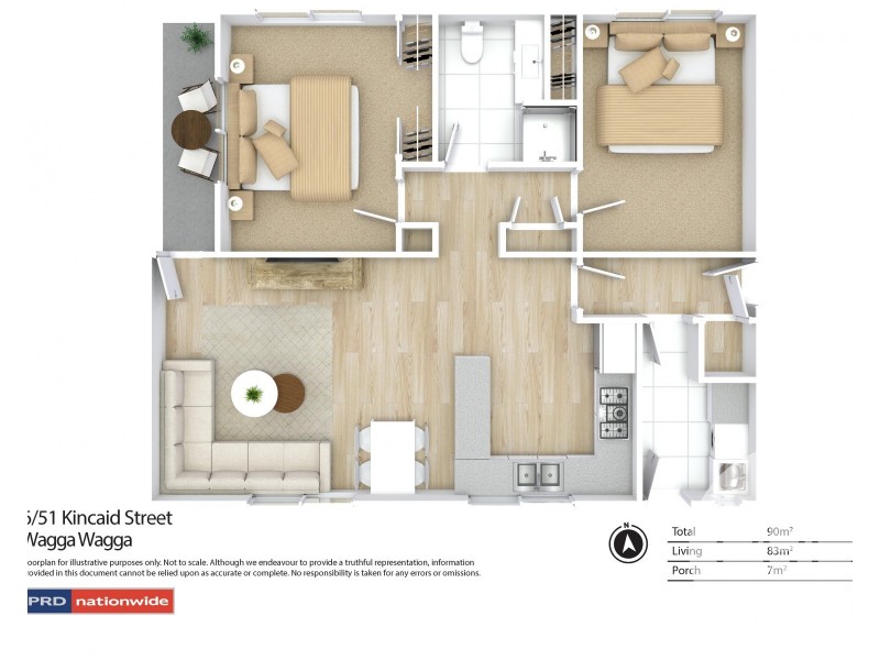 6/51 Kincaid Street, Wagga Wagga NSW 2650 Floorplan