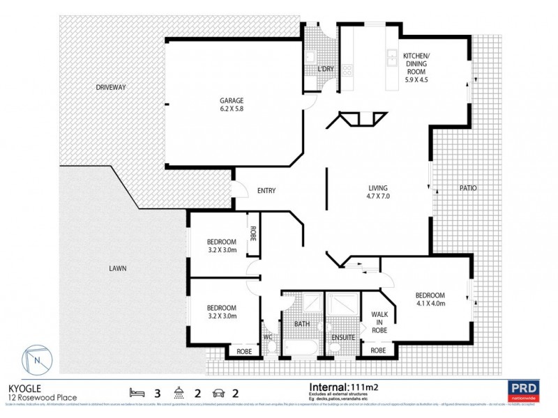 12 Rosewood Place, Kyogle NSW 2474 Floorplan