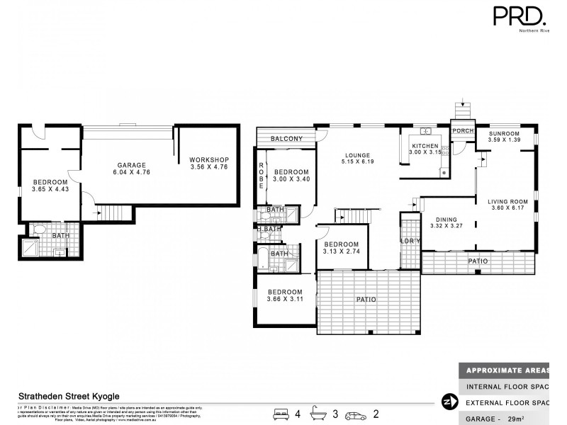 36 Stratheden Street, Kyogle NSW 2474 Floorplan