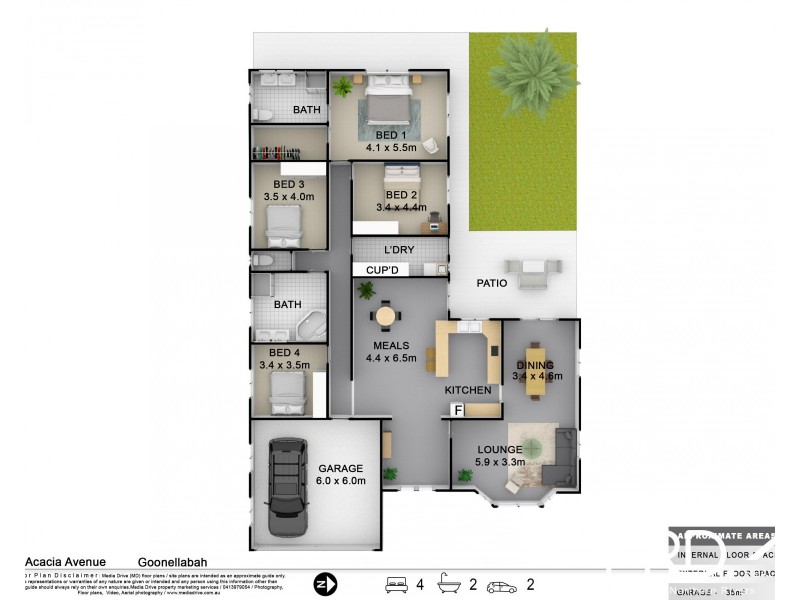 12 Acacia Avenue, Goonellabah NSW 2480 Floorplan