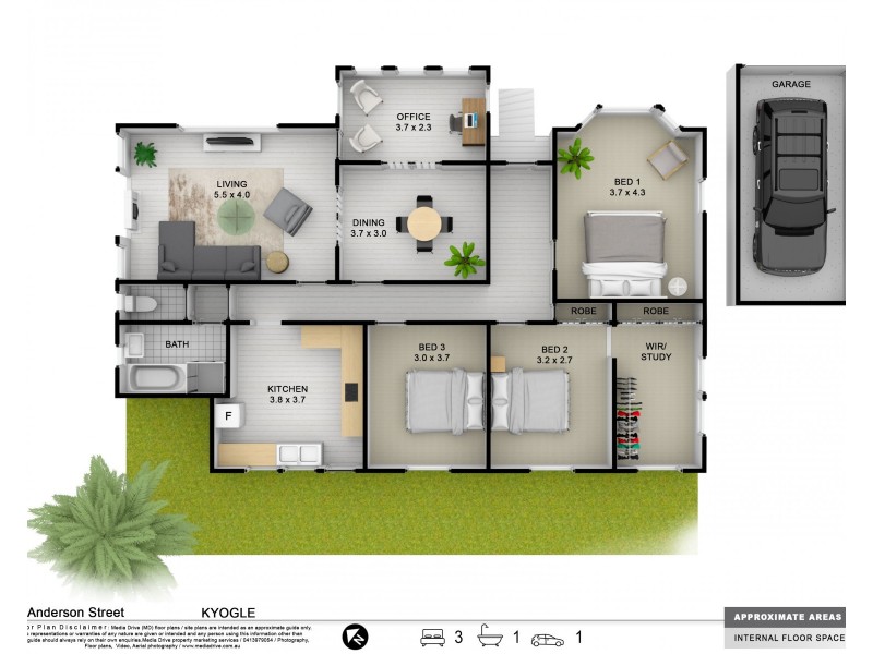 13 Anderson Street, Kyogle NSW 2474 Floorplan