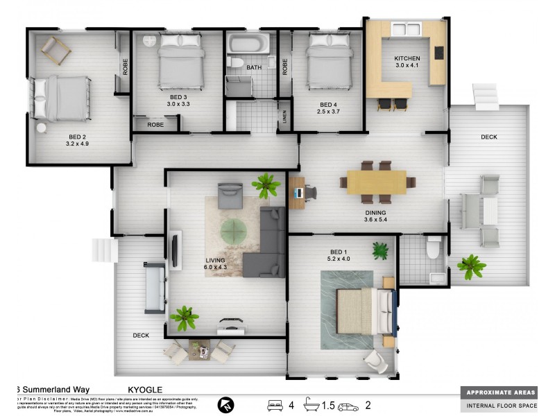 286 Summerland Way, Kyogle NSW 2474 Floorplan
