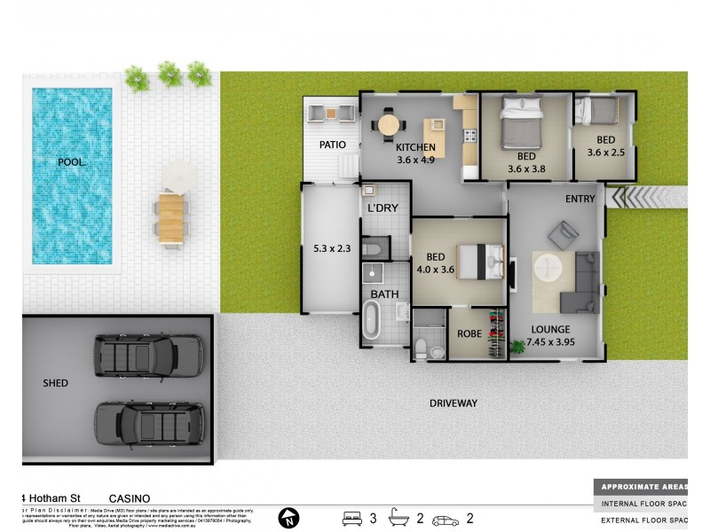 104 Hotham Street, Casino NSW 2470 Floorplan