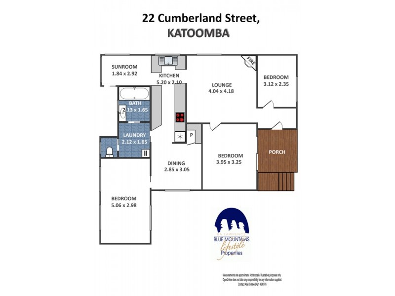 22 Cumberland Street, Katoomba NSW 2780 Floorplan