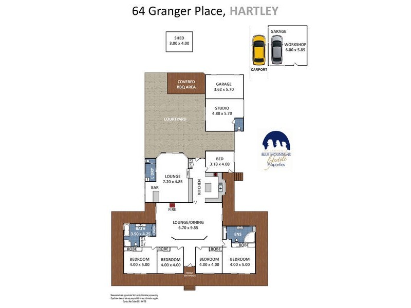 64 Granger Place, Hartley NSW 2790 Floorplan