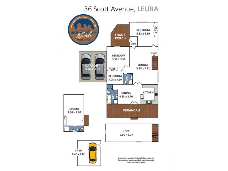 36 Scott Avenue, Leura NSW 2780 Floorplan