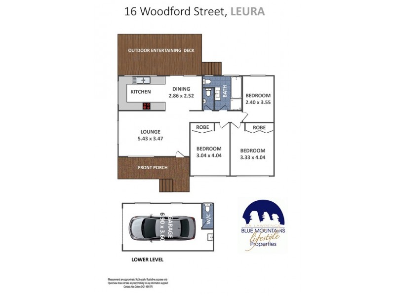 16 Woodford Street, Leura NSW 2780 Floorplan