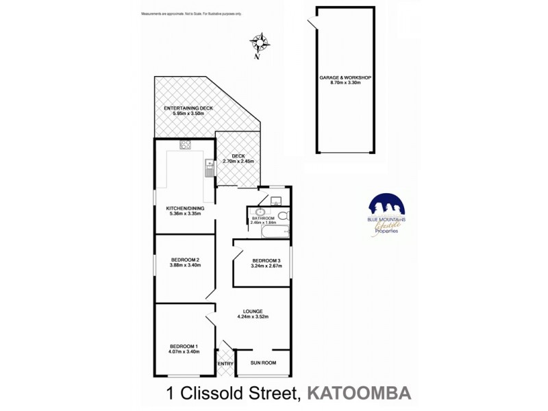 1 Clissold Street, Katoomba NSW 2780 Floorplan