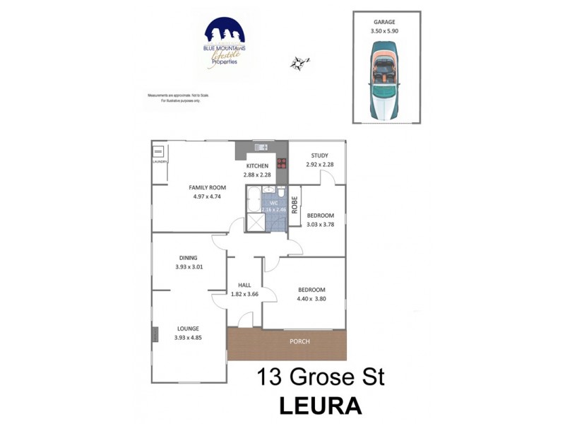 13 Grose Street, Leura NSW 2780 Floorplan