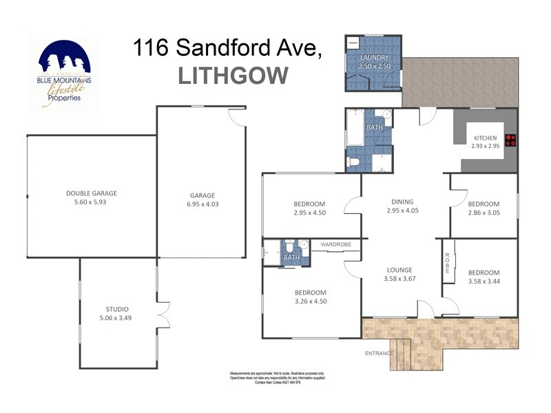 116 Sandford Avenue, Lithgow NSW 2790 Floorplan