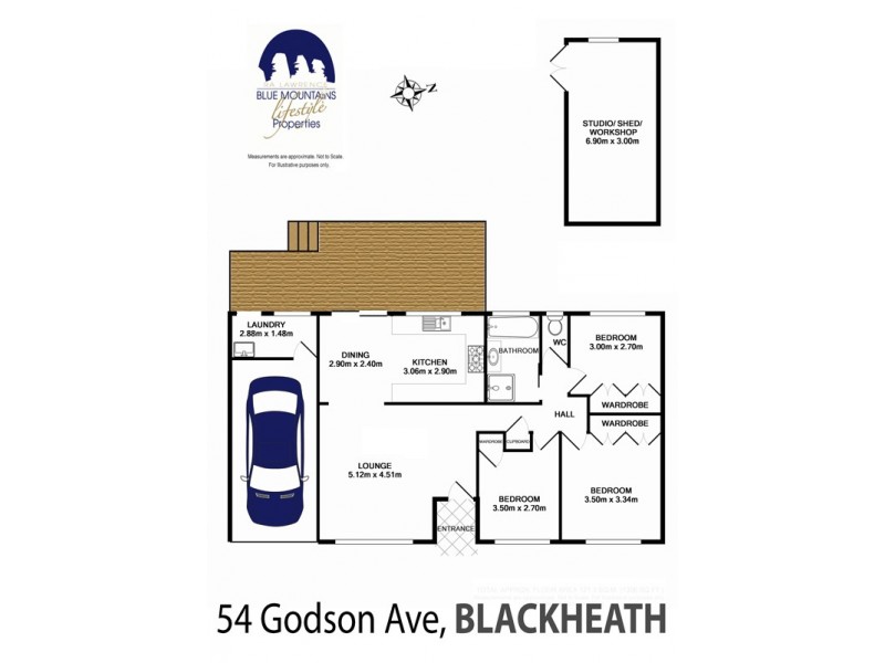 54 Godson Avenue, Blackheath NSW 2785 Floorplan