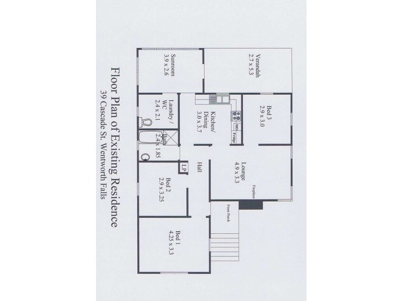 39 Cascade St, Wentworth Falls NSW 2782 Floorplan