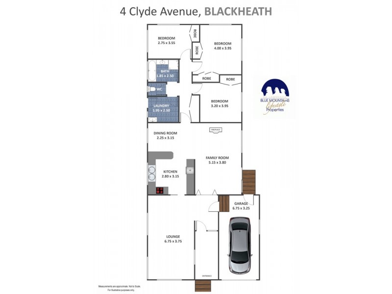 4 Clyde Avenue, Blackheath NSW 2785 Floorplan