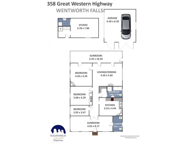 358 Great Western Highway, Wentworth Falls NSW 2782 Floorplan
