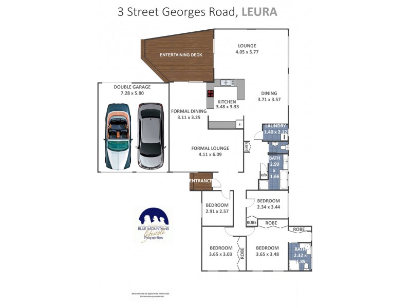3 St Georges Road, Leura NSW 2780 Floorplan