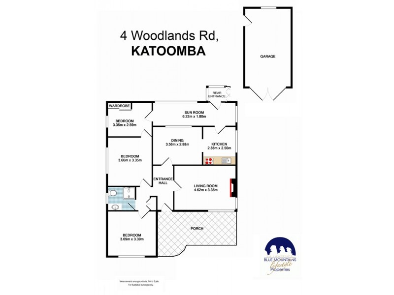 4 Woodlands Road, Katoomba NSW 2780 Floorplan
