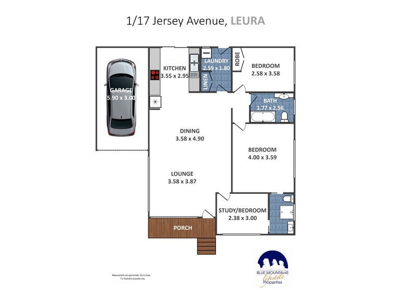 1/17 Jersey Avenue, Leura NSW 2780 Floorplan