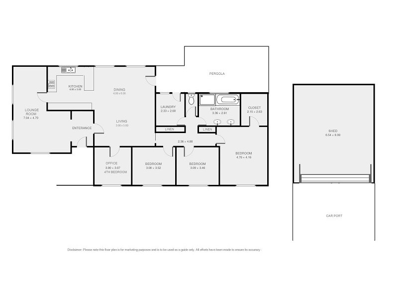 2 Wright Street, Tarpeena SA 5277 Floorplan