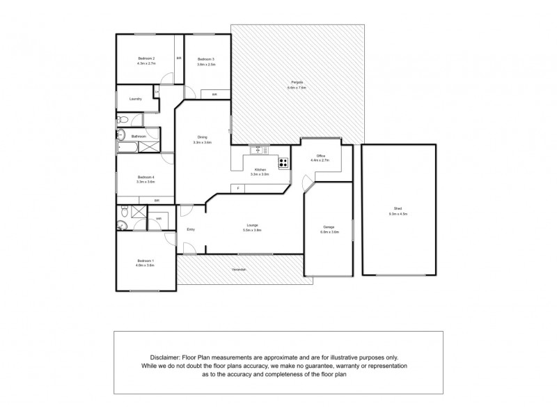 12 Lakewood Avenue, Mount Gambier SA 5290 Floorplan