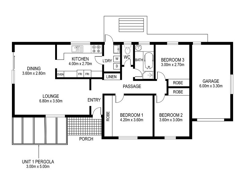 1/40 Brownes Road, Mount Gambier SA 5290 Floorplan