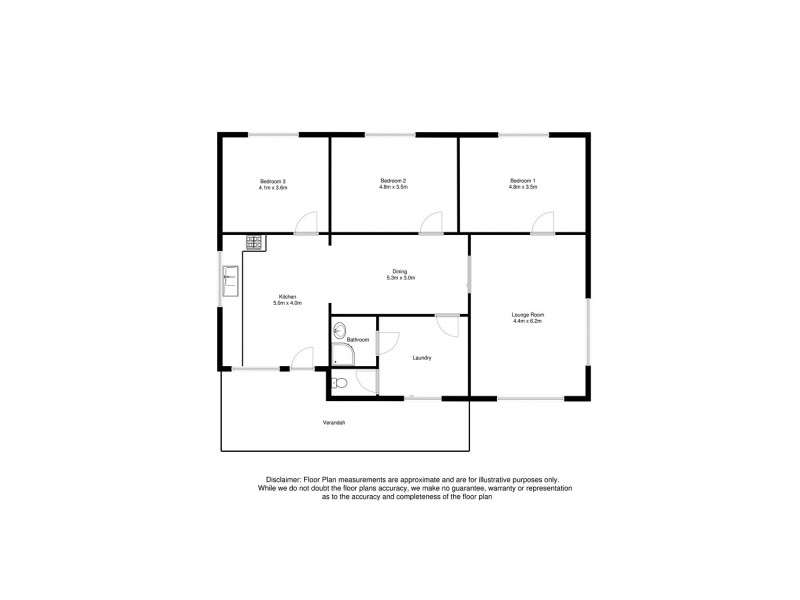 395 Old Medhurst Road, Wepar SA 5278 Floorplan