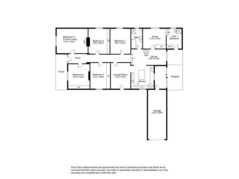 4 Queens Avenue, Mount Gambier SA 5290 Floorplan