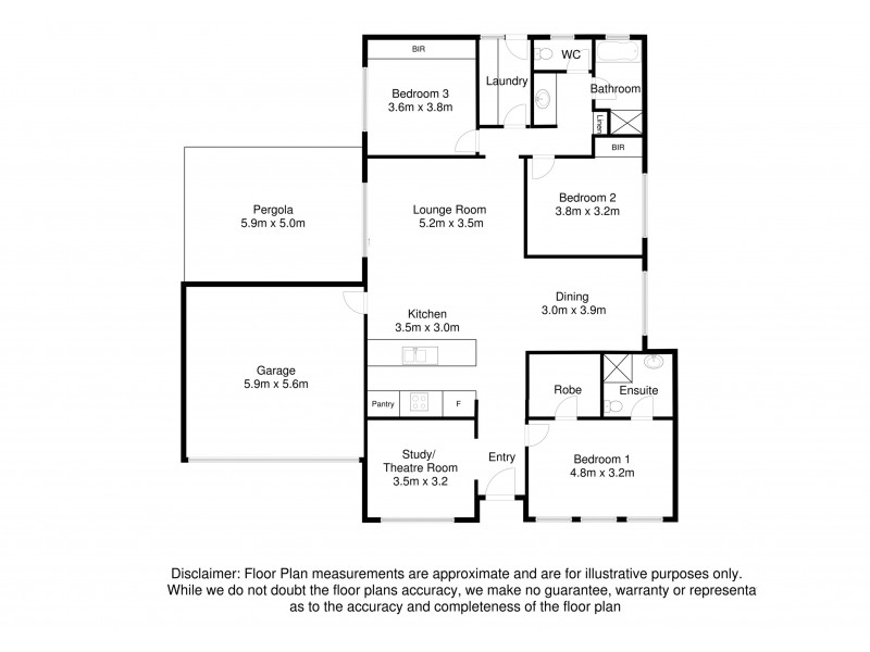 2 Limestone Court, Mount Gambier SA 5290 Floorplan