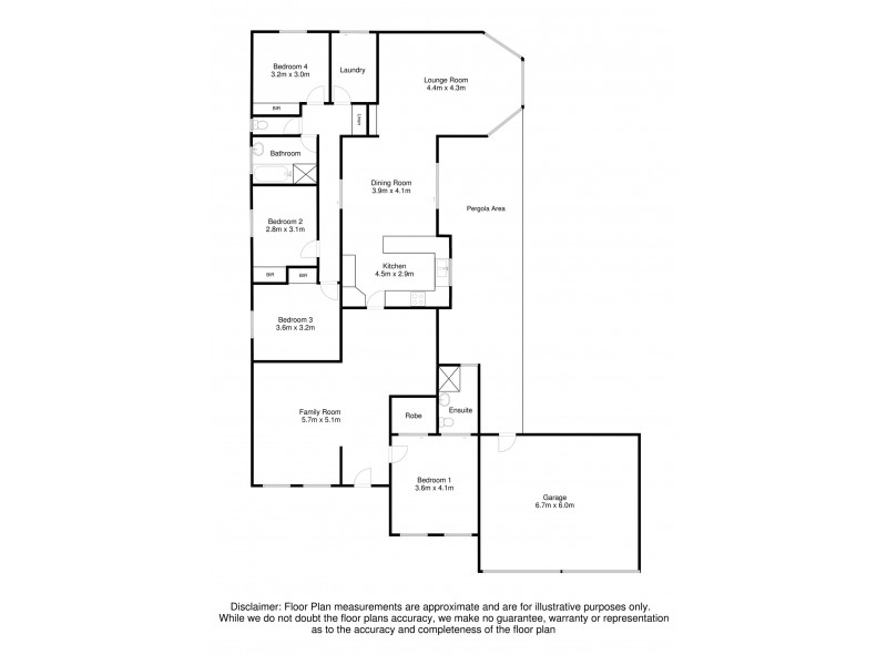 16 Westlands Court, Mount Gambier SA 5290 Floorplan