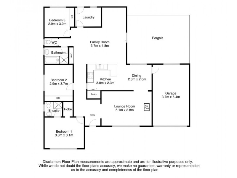 14 Bellshire Place, Mount Gambier SA 5290 Floorplan