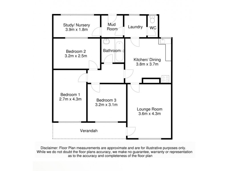 14 Murdie Street, Mount Gambier SA 5290 Floorplan